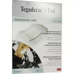 TEGADERM 3M Plus Pad 9x15 cm Ready made.3589NP, 5 ks