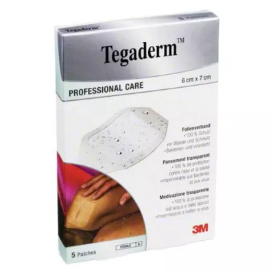 TEGADERM 3M fólie 6x7 cm 1624NP, 5 ks
