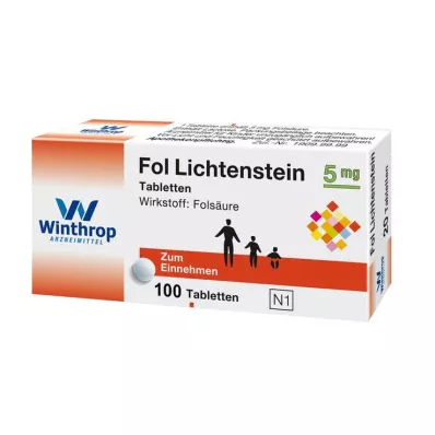 Fol Lichtenstein 5 mg tablety, 100 ks