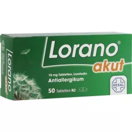 LORANO akutní tablety, 50 ks