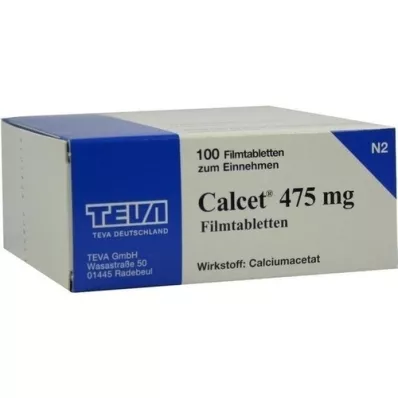 CALCET 475 mg potahované tablety, 100 ks