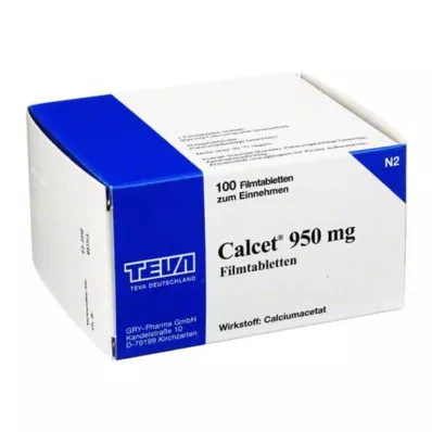 CALCET 950 mg potahované tablety, 100 ks
