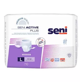 SENI Inkontinenční kalhotky Active Plus jednorázové L, 10 ks