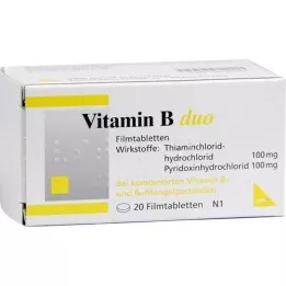 VITAMIN B DUO Potahované tablety, 20 ks