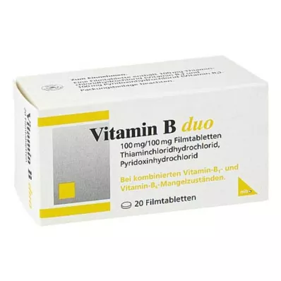 Vitamin B Duo potahované tablety, 20 ks