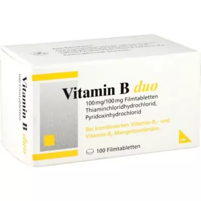 VITAMIN B DUO Potahované tablety, 100 ks
