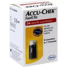 ACCU-CHEK Lancety FastClix, 24 ks