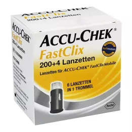 ACCU-CHEK Lancety FastClix, 204 ks
