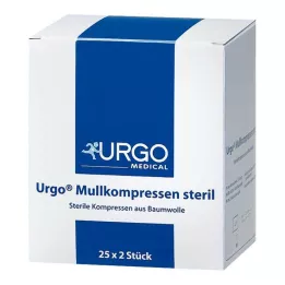 URGO MULLKOMPRESSEN 10x10 cm sterilní, 25X2 ks