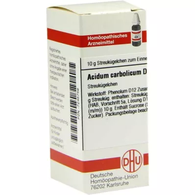 DHU Acidum carbolicum D 12 kuliček, 10 g DHU Acidum carbolicum D 12 kuliček, 10 g