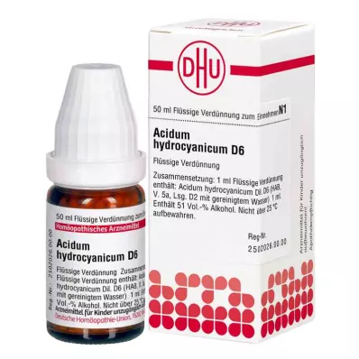 Acidum Hydrocyanicum D6 ředění (50 ml)