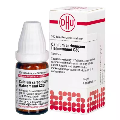 Calcium Carbonicum C30 tablety Hahnemanni (200 kusů)