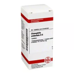 CHIMAPHILA UMBELLATA D 6 tablet, 80 ks