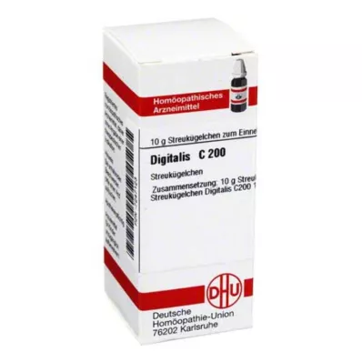 DIGITALIS C 200 globulí, 10 g