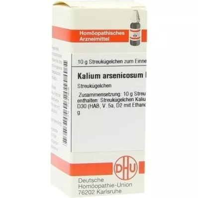 KALIUM ARSENICOSUM D 30 globulí, 10 g