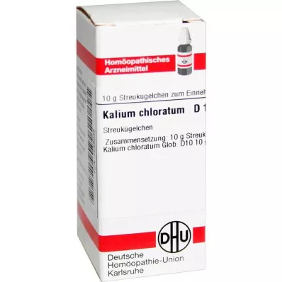 KALIUM CHLORATUM D 10 globulí, 10 g KALIUM CHLORATUM D 10 globulí, 10 g