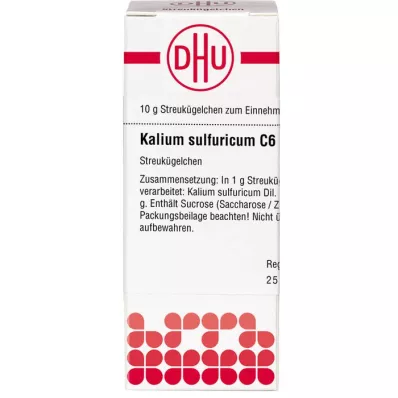 KALIUM SULFURICUM C 6 globulí, 10 g