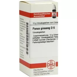 PANAX GINSENG D 6 globulí, 10 g