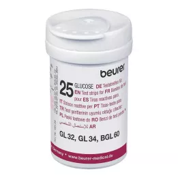 BEURER GL32/GL34/BGL60 glukózové testovací proužky, 50 ks