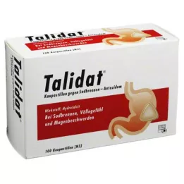 TALIDAT Žvýkací pastilky proti pálení žáhy, 100 ks