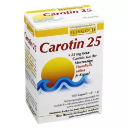 CAROTIN 25 kapslí z ryzího zlata, 100 ks