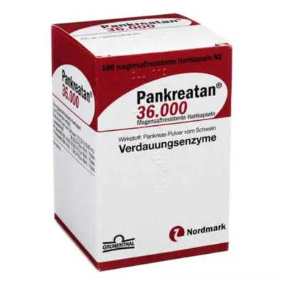 Pankreatan 36 000 gastrorezistentních tobolek, 100 kusů