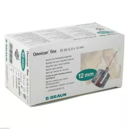 OMNICAN jemná kanyla Pen 0,33x12 mm, 100 ks