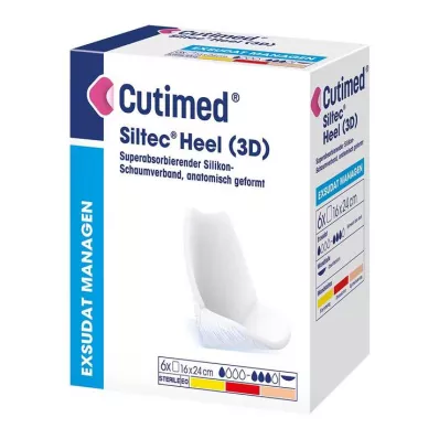 CUTIMED Siltec Heel 3D 16x24 cm kompresy, 6 ks