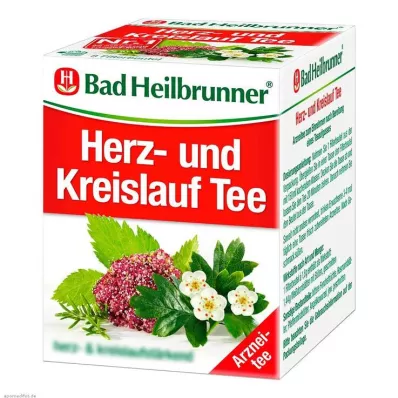 Bad Heilbrunner Tea Heart Circulation N filtrační sáčky, 8X1,5g