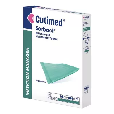 CUTIMED Sorbact absorpční kompresy 10x10 cm, 6 ks