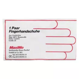 HANDSCHUHE Bavlněné nadkolenky velikosti 10, 2 ks