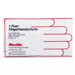 HANDSCHUHE Bavlněné nadkolenky velikosti 11, 2 ks