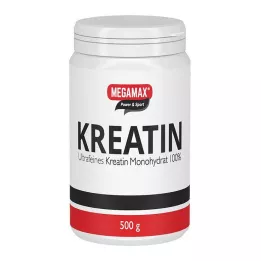 KREATIN MONOHYDRAT 100% prášek Megamax, 500 g