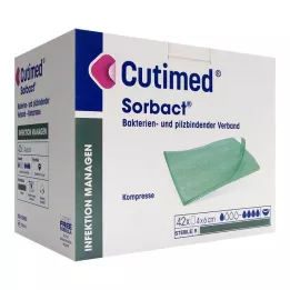 CUTIMED Kompresy Sorbact 4x6 cm, 42 ks