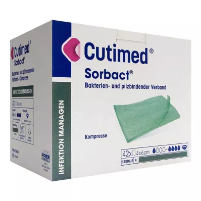 Cutimed Sorbact obklady 4x6 cm, 42 ks