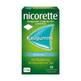 NICORETTE Žvýkačky 2 mg bílá máta, 30 ks