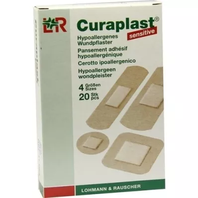 CURAPLAST Proužky sensitive assorted, 20 ks