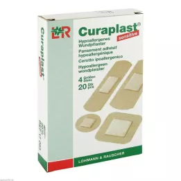 CURAPLAST Proužky sensitive assorted, 20 ks