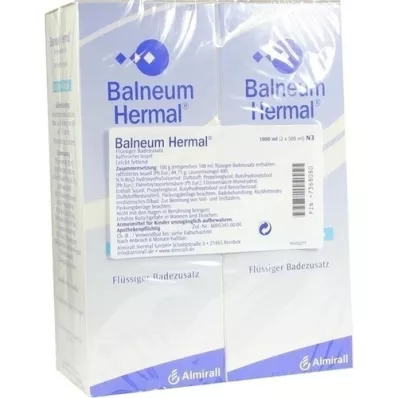 BALNEUM Kapalná přísada do koupele Hermal, 2X500 ml