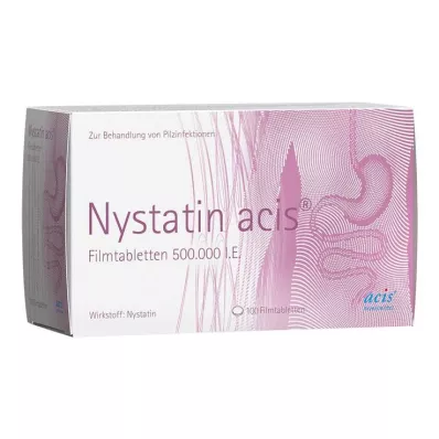 NYSTATIN acis potahované tablety, 100 ks