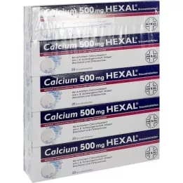 CALCIUM 500 HEXAL Šumivé tablety, 100 ks