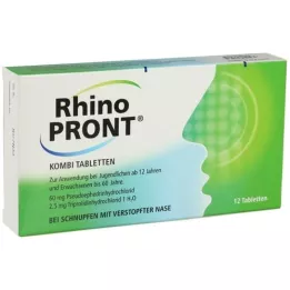 RHINOPRONT Kombinované tablety, 12 ks