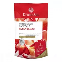 DERMASEL Koupelová sůl z Mrtvého moře+Rose SPA, 1 p
