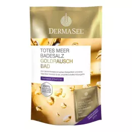 DERMASEL Koupelová sůl z Mrtvého moře+zlato EXCLUSIVE, 1 P