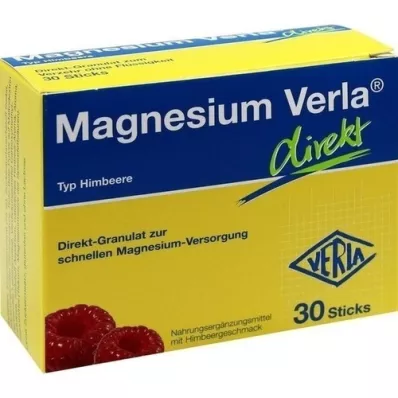 MAGNESIUM VERLA přímé granule malina, 30 ks