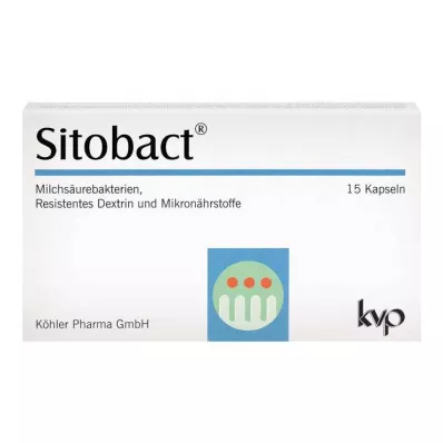 Sitobact kapsle, 15 ks