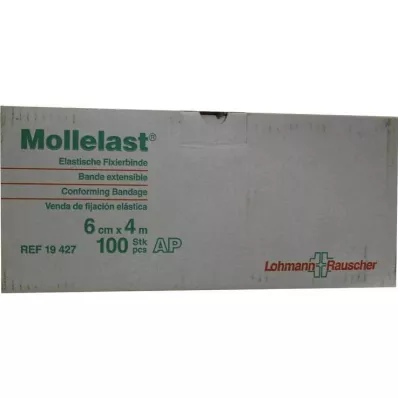 Mollelast 6cmx4m volně ložený bílý, 100 kusů