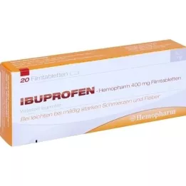 IBUPROFEN Hemopharm 400 mg potahované tablety, 20 ks