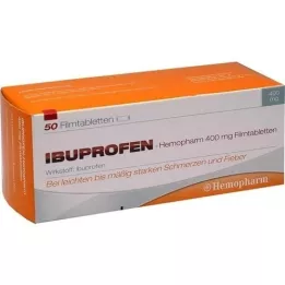 IBUPROFEN Hemopharm 400 mg potahované tablety, 50 ks