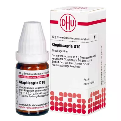 Staphisagria D10 globule (10 g)